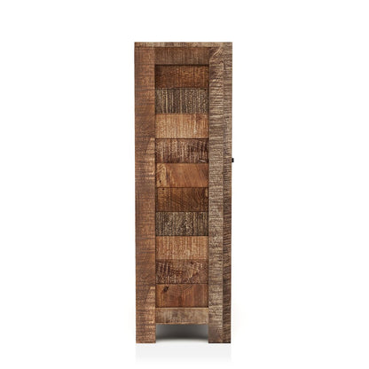 Zima Yellow Solid Wood 20-Bottle Wine Bar