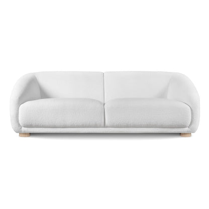 Amara Modern Boucle Sectional Sofa with Sloped Arms and High Density Foam