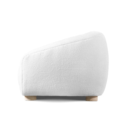 Amara Modern Boucle Sectional Sofa with Sloped Arms and High Density Foam