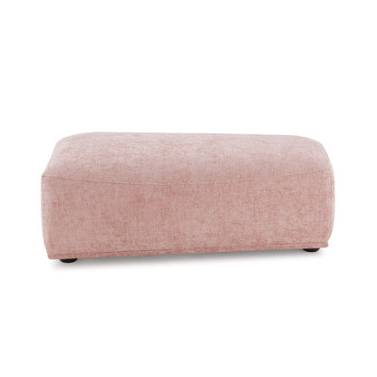 Tatiana Modern Chenille Modular Wedge Ottoman