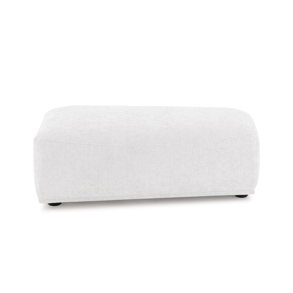 Tatiana Modern Chenille Modular Wedge Ottoman