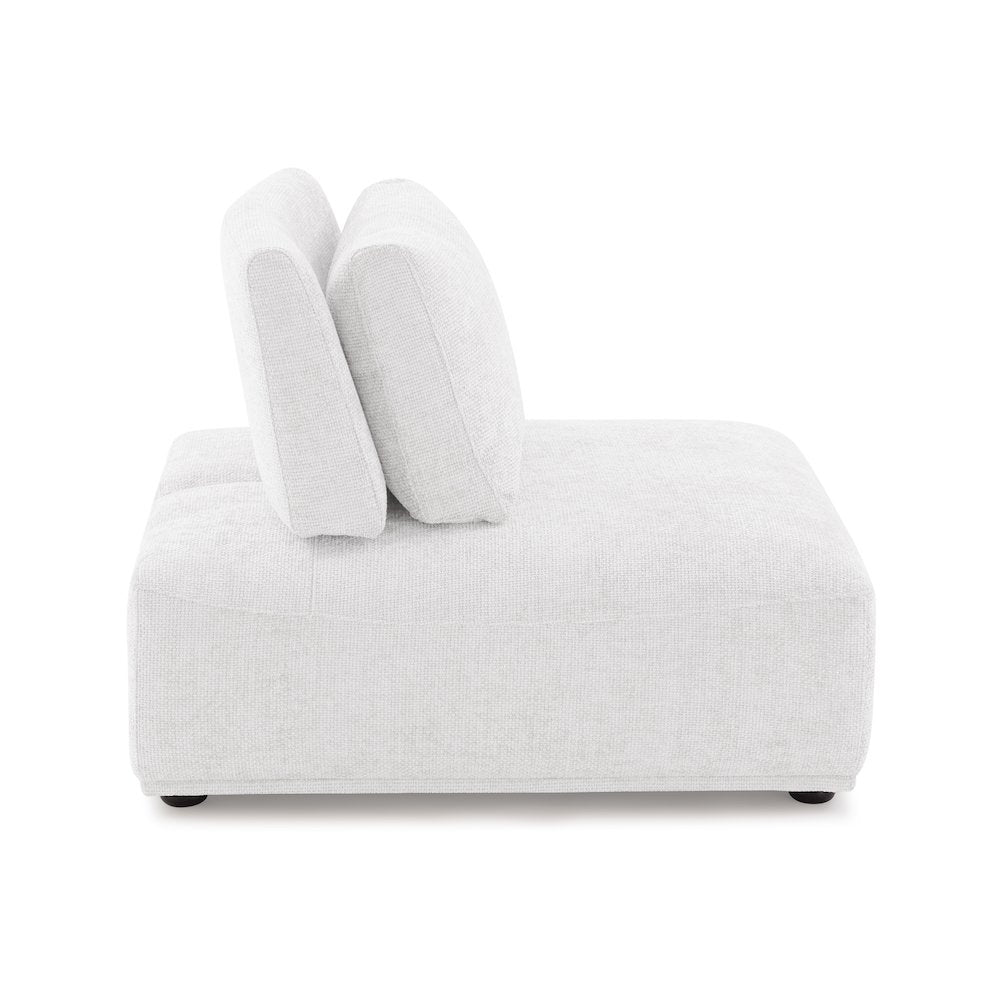 Tatiana Chenille 2-Seater Modular Sectional Sofa with Adjustable Backrest