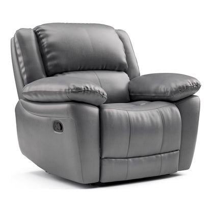 Sorin 3-Piece Leather Match Manual Reclining Sofa Set