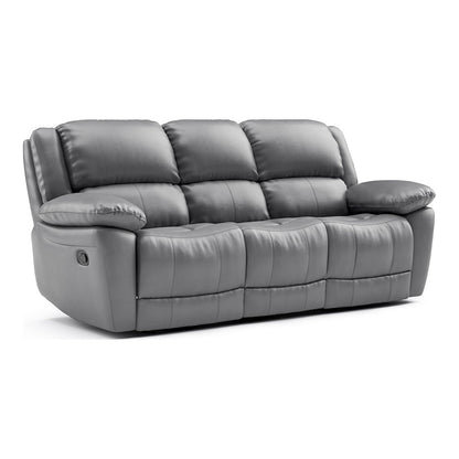 Sorin 3-Piece Leather Match Manual Reclining Sofa Set