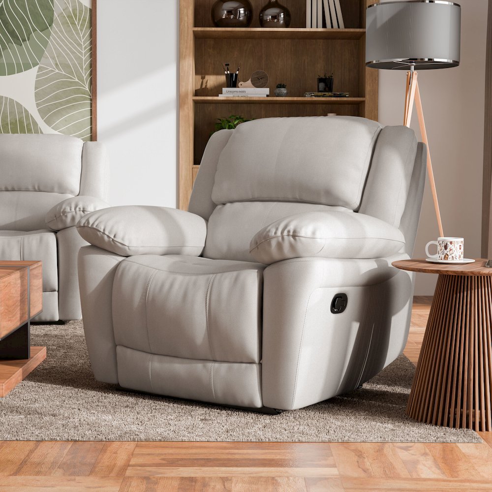 Sorin Leather Match Manual Recliner