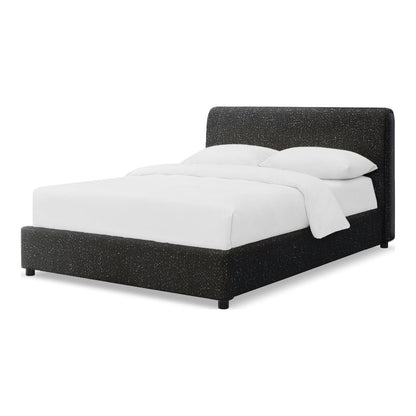 Demarco Modern Boucle Upholstered Platform Bed