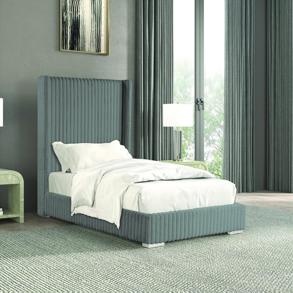 Plutforn Chenille Mattress Ready Bed