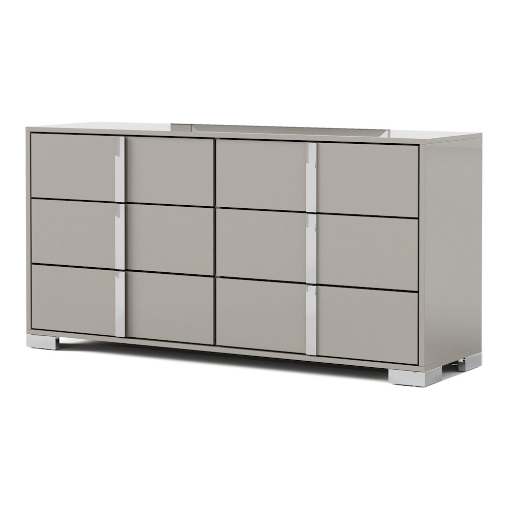 Mesala Glossy 6-Drawer Dresser