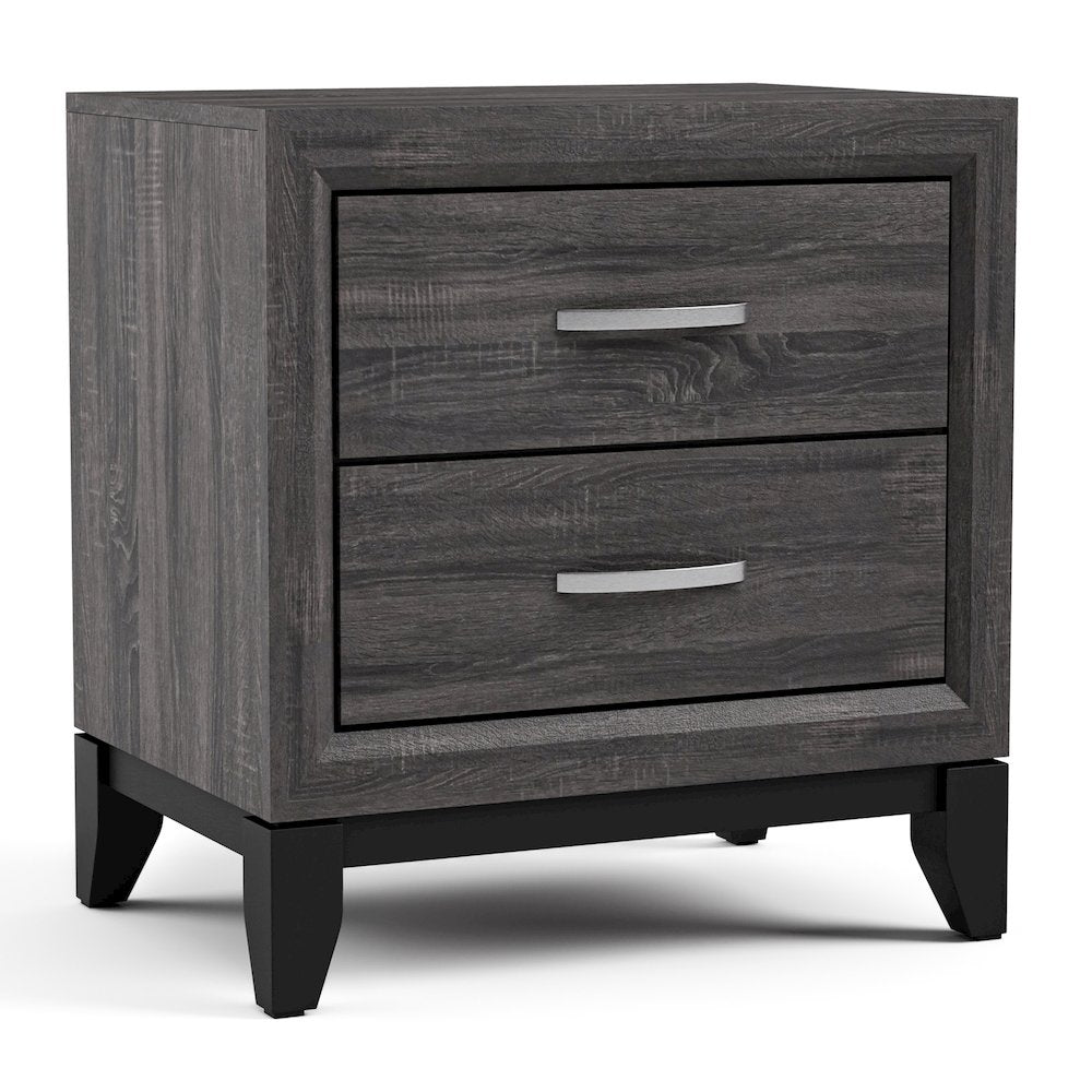 Loom Two-Tone 2-Drawer Nightstand