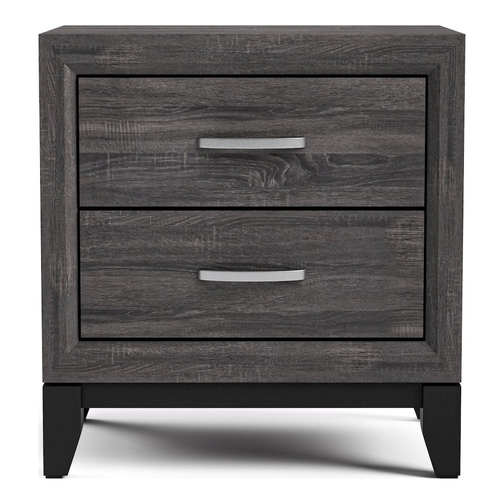 Loom Two-Tone 2-Drawer Nightstand