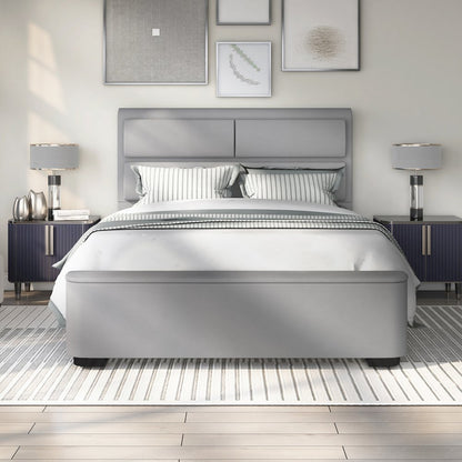 Fremont Contemporary Fabric Bed with Storage