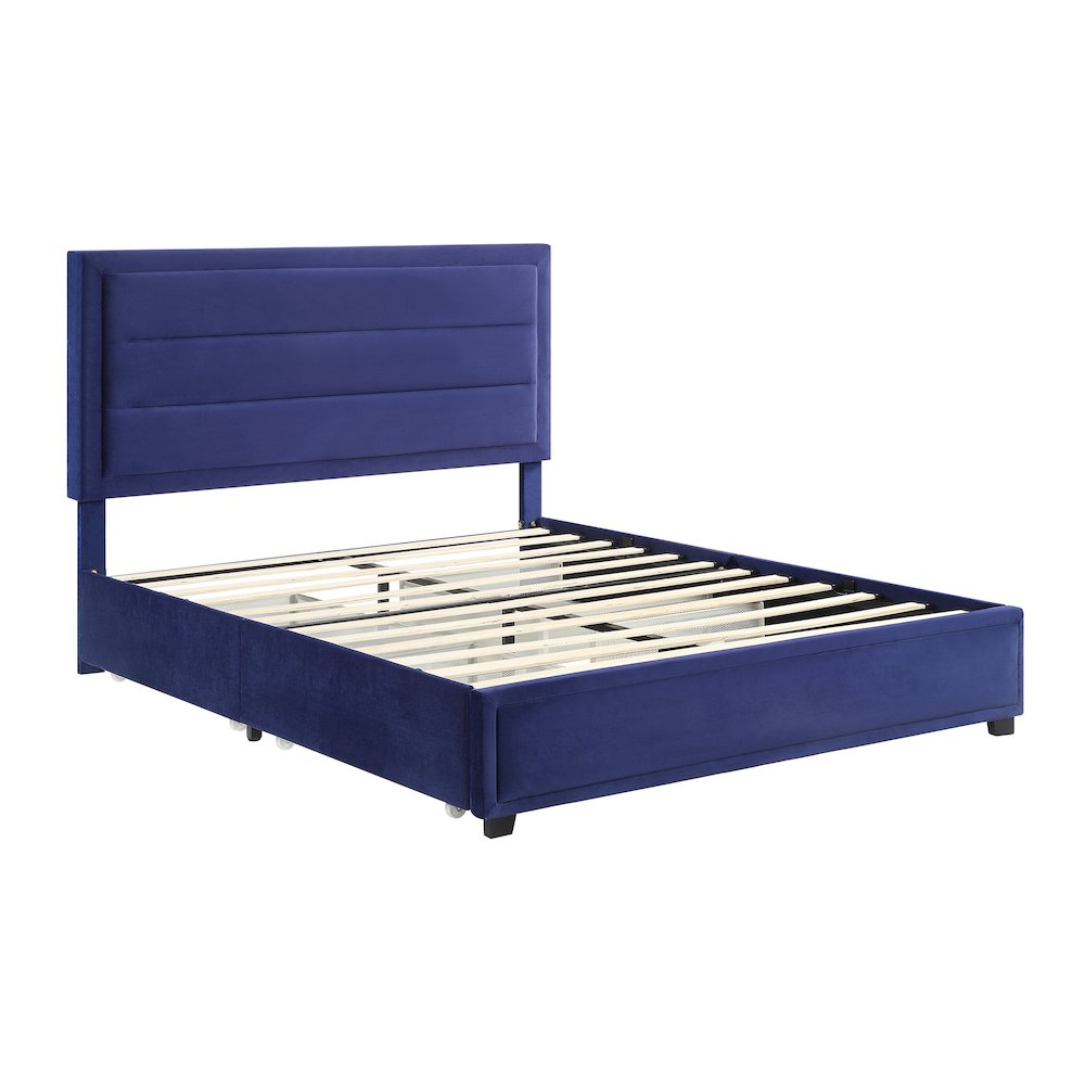 Tink Platform Fabric Bed with Drawers