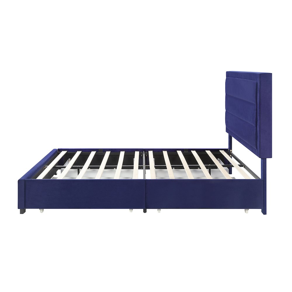Tink Platform Fabric Bed with Drawers