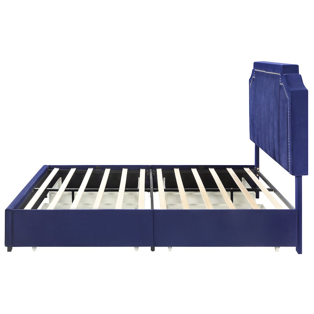 Landhill Glam Fabric Upholstered Bed