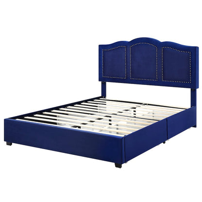 Alameda Fabric Upholstered Bed with Drawers