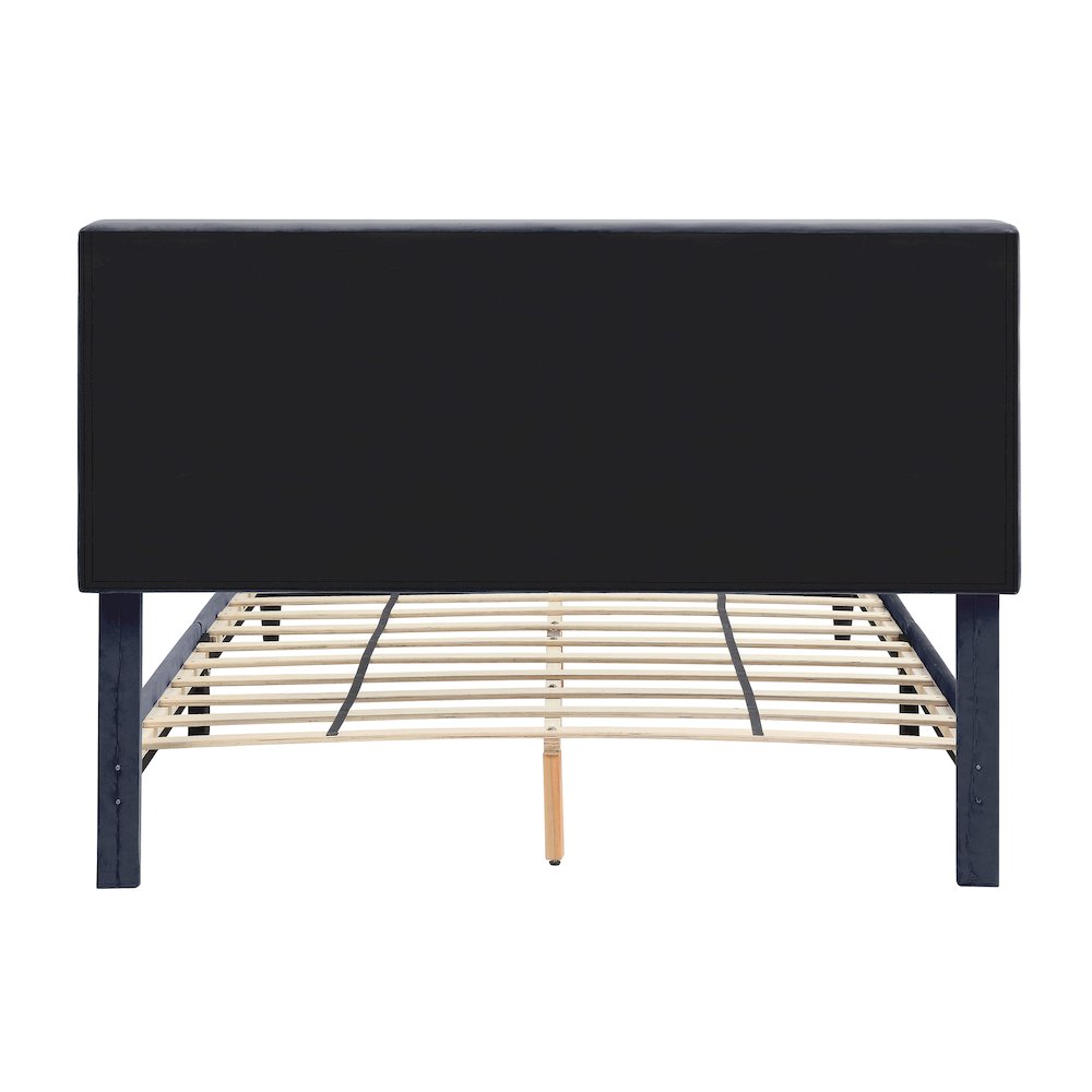 Alto Contemporary Fabric Storage Bed with USB in Gray
