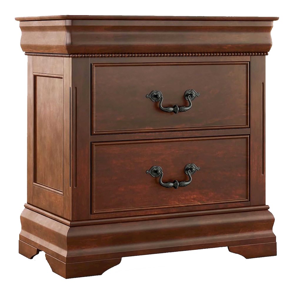 Mandura Cherry Traditional 2-drawer Nightstand