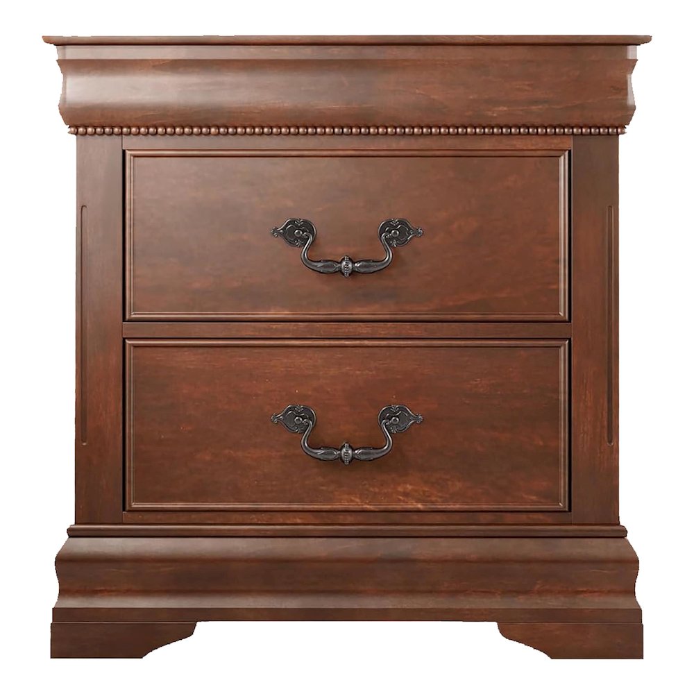 Mandura Cherry Traditional 2-drawer Nightstand