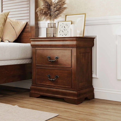 Mandura Cherry Traditional 2-drawer Nightstand
