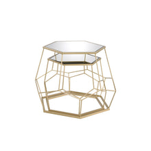 Boris Metal 2-Piece Nesting Accent Table Set