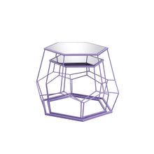 Boris Metal 2-Piece Nesting Accent Table Set