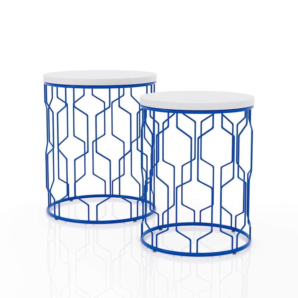 Vereira Metal 2-Piece Nesting Table