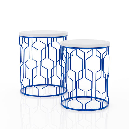 Vereira Metal 2-Piece Nesting Table