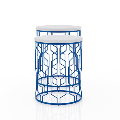 Vereira Metal 2-Piece Nesting Table