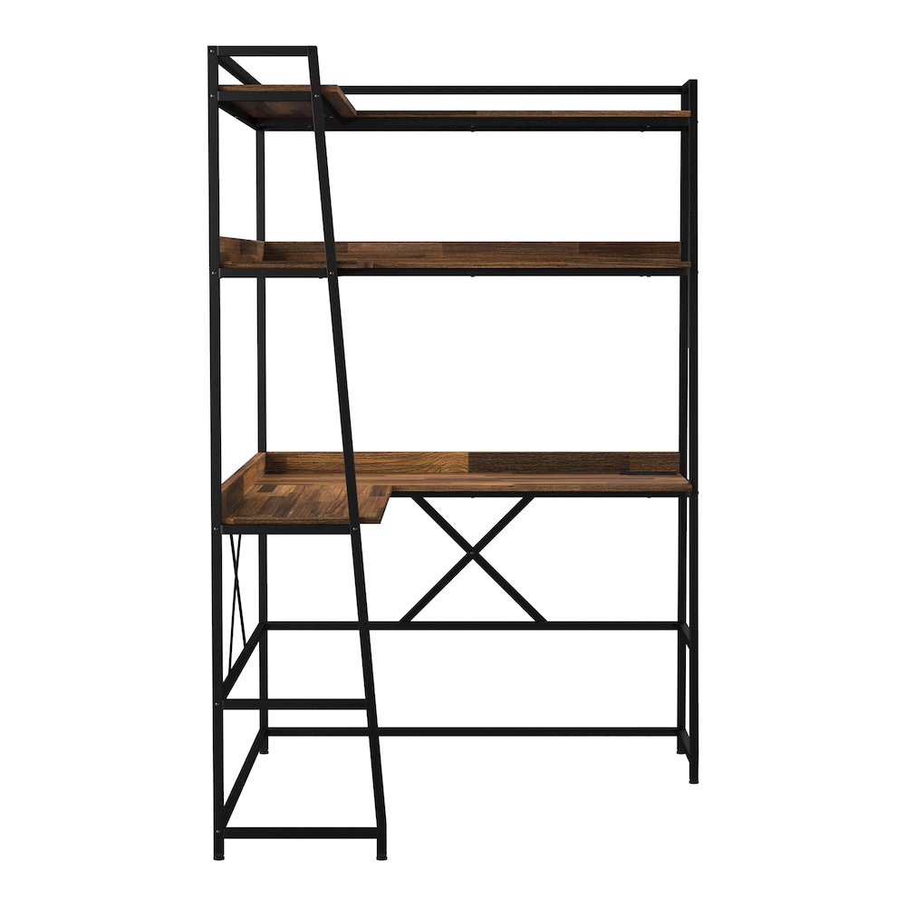 Narvay Metal Corner Writing Desk with USB