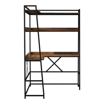 Narvay Metal Corner Writing Desk with USB