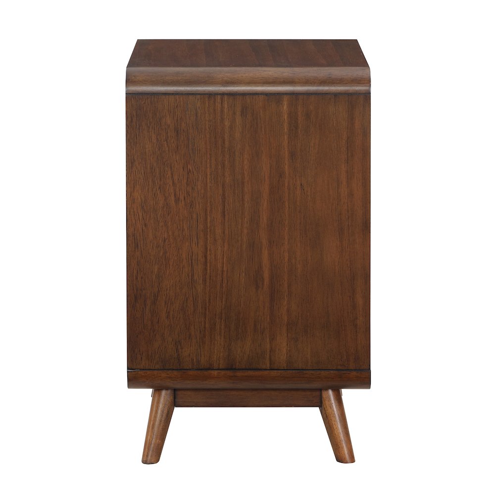 Ocala Mid-Century Wood 1-Drawer Side Table