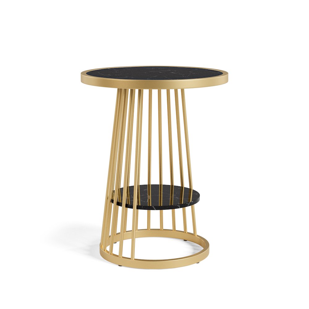 Amador Metal 1-Shelf Side Table