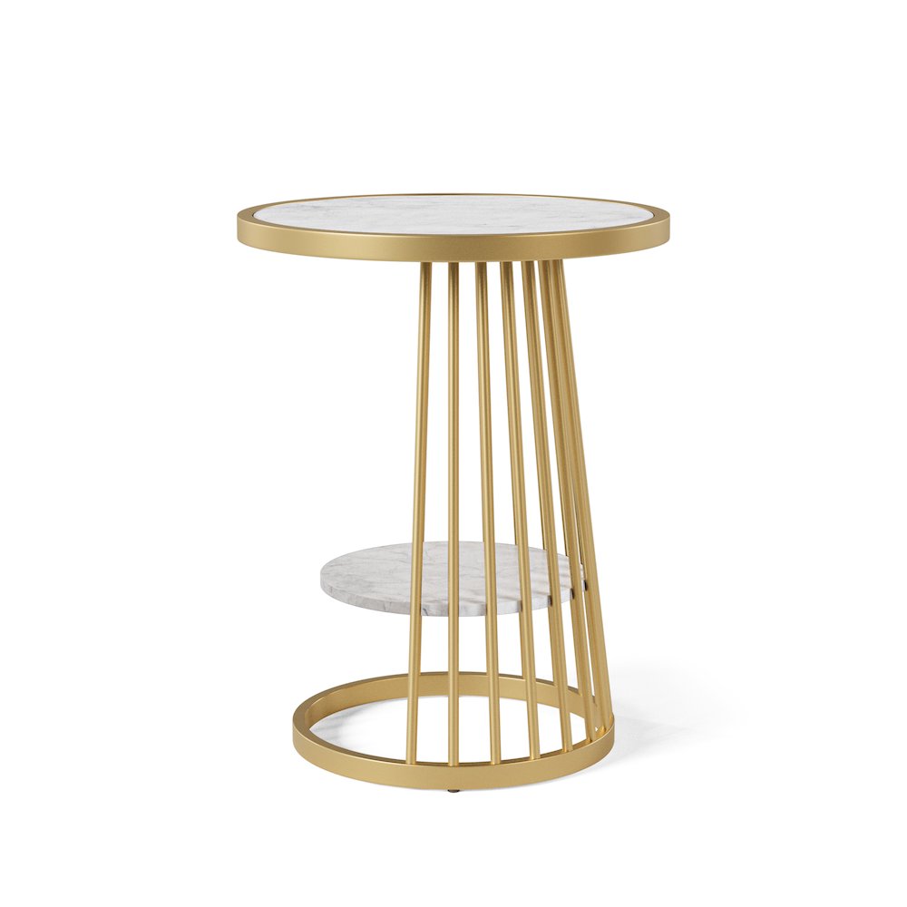 Amador Metal 1-Shelf Side Table