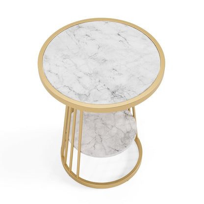 Amador Metal 1-Shelf Side Table