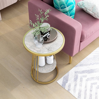 Amador Metal 1-Shelf Side Table