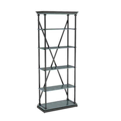 Toggin Industrial Metal 33-Inch Bookcase