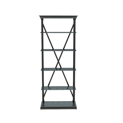 Toggin Industrial Metal 33-Inch Bookcase