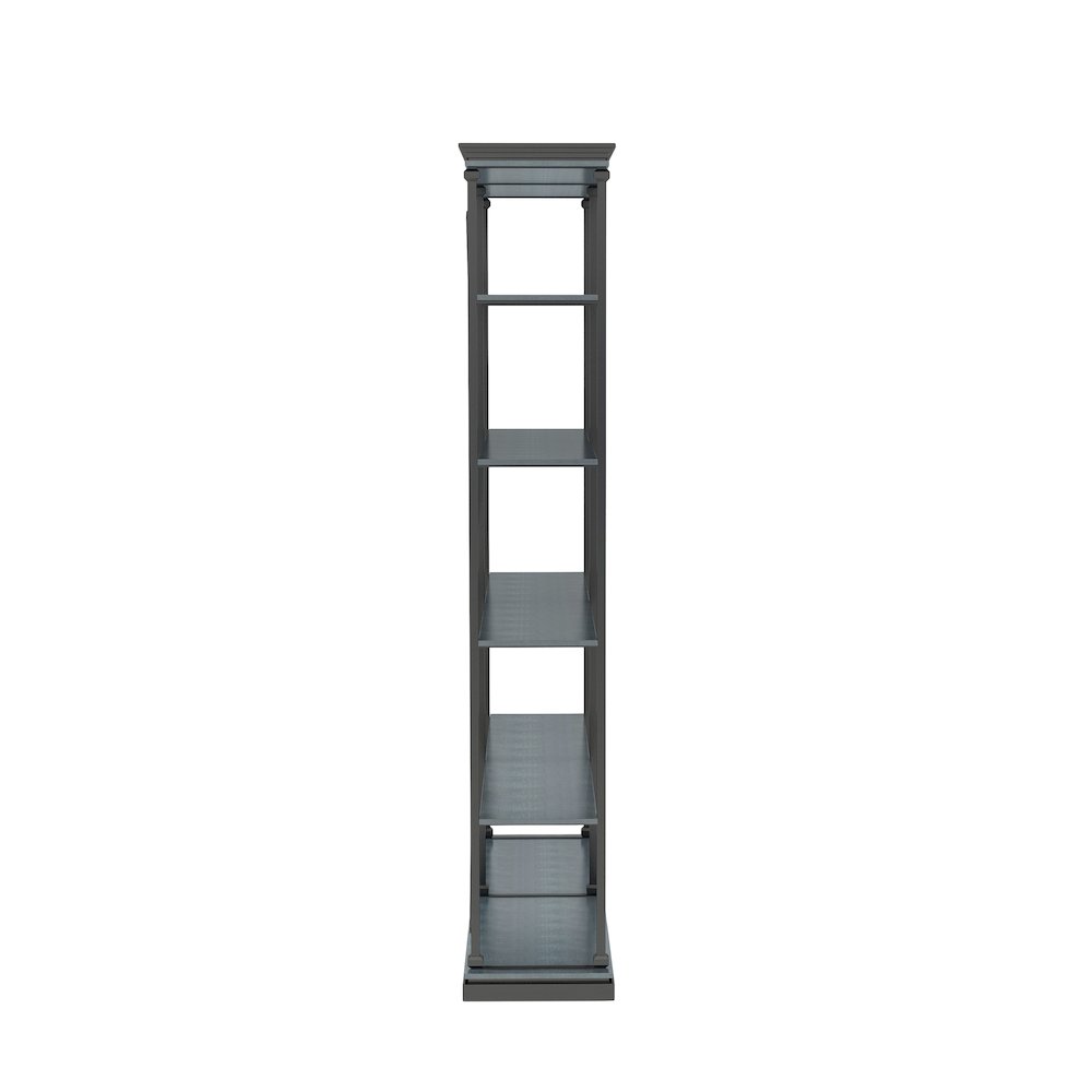 Toggin Industrial Metal 58-Inch Bookcase