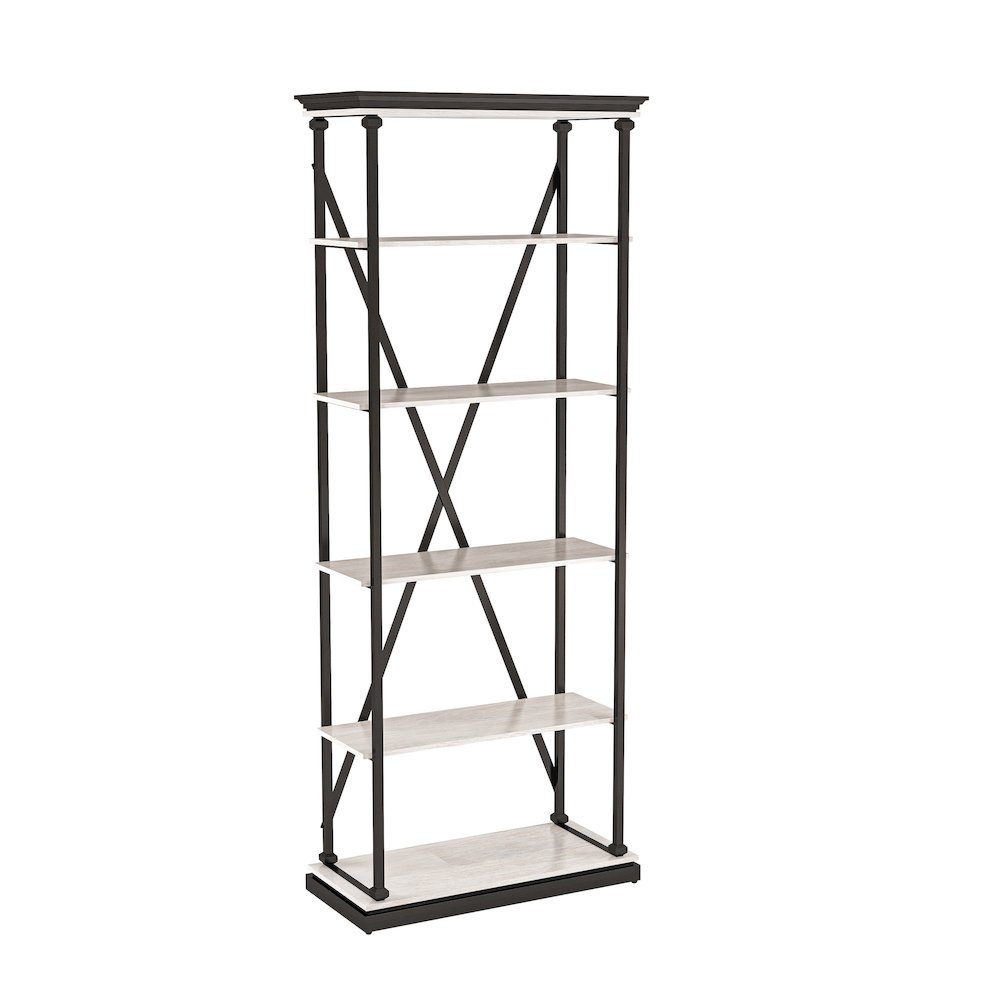 Toggin Industrial Metal 33-Inch Bookcase