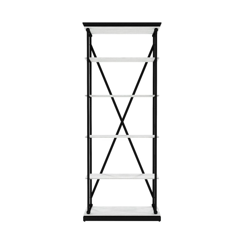 Toggin Industrial Metal 33-Inch Bookcase