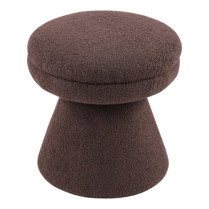 Thia Modern 17.5" Upholstered Mushroom-Shape Design Ottoman