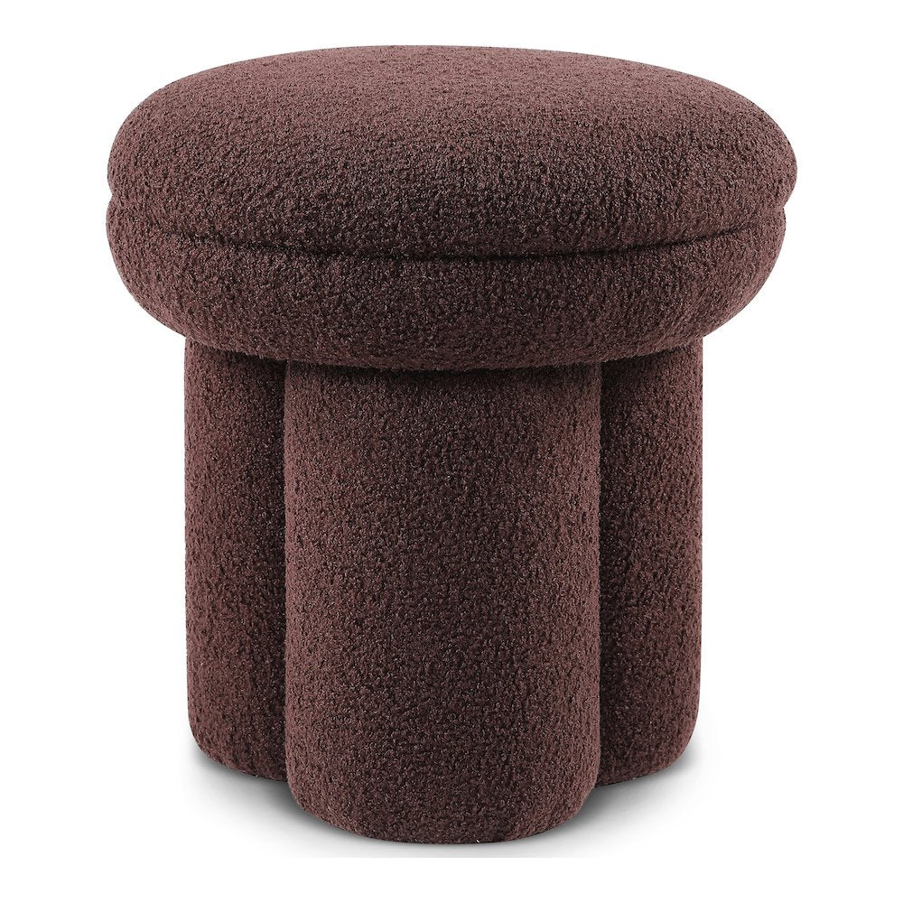 Thia I Modern Upholstered Mushroom-Shape Design Ottoman