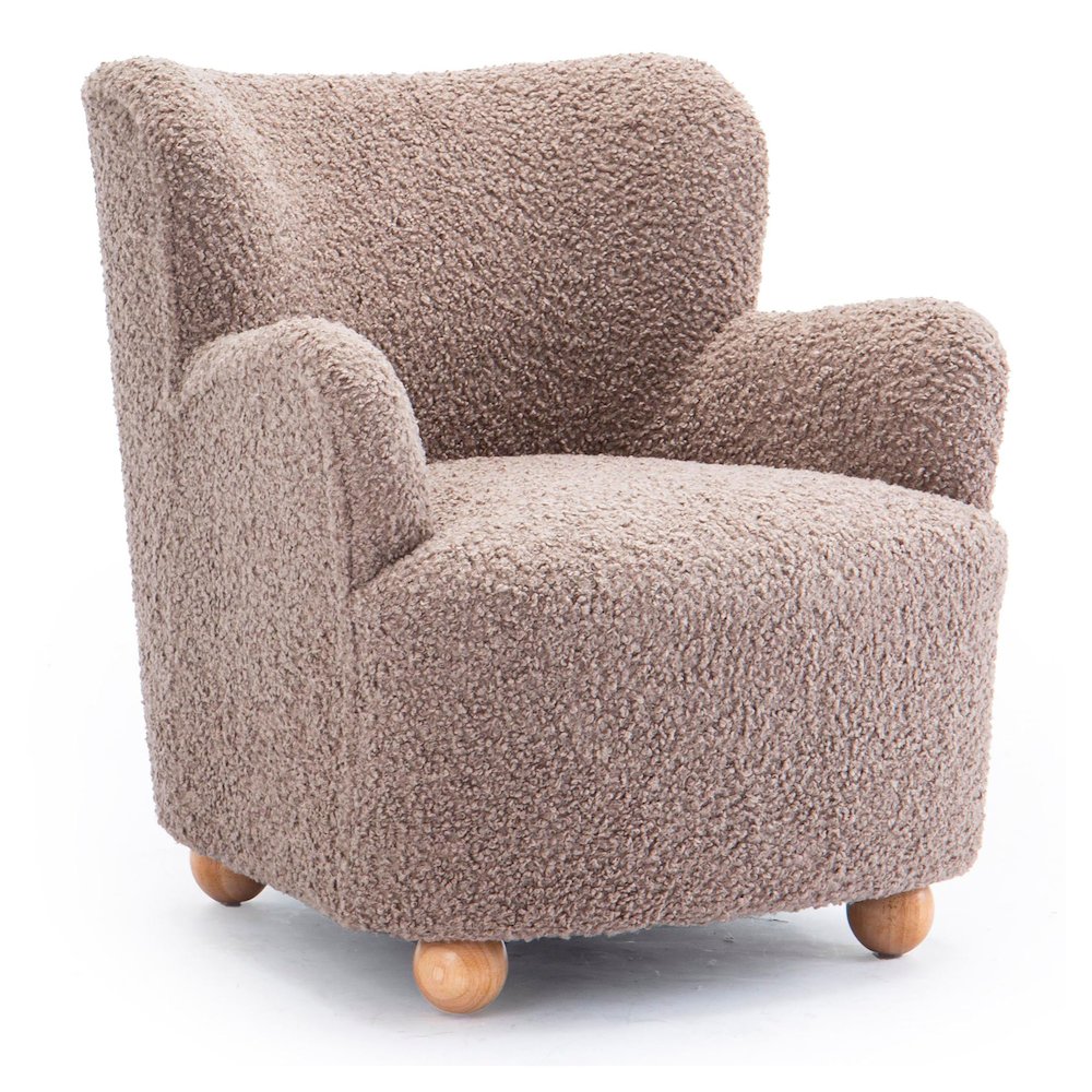Evelio Modern Accent Chair with Wingback Design