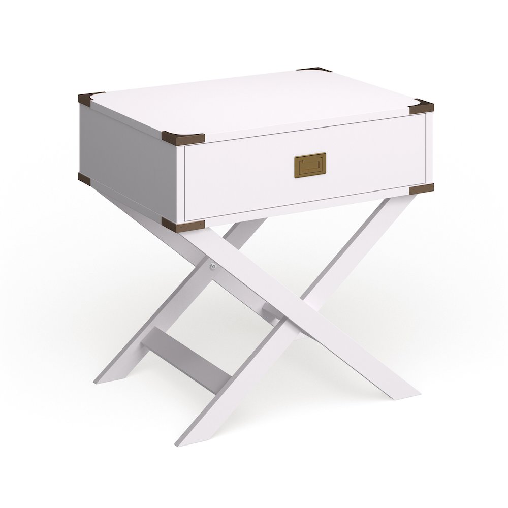 Nenol Contemporary Wood X-Shape Legs End Table