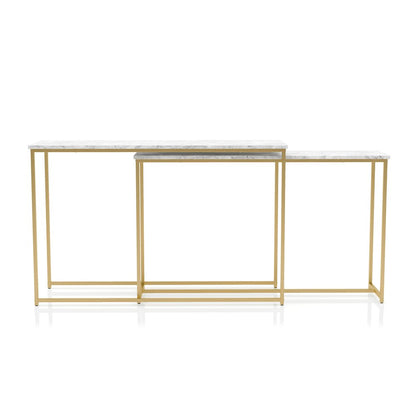 Dallan Metal 2-Piece Nesting Sofa Table