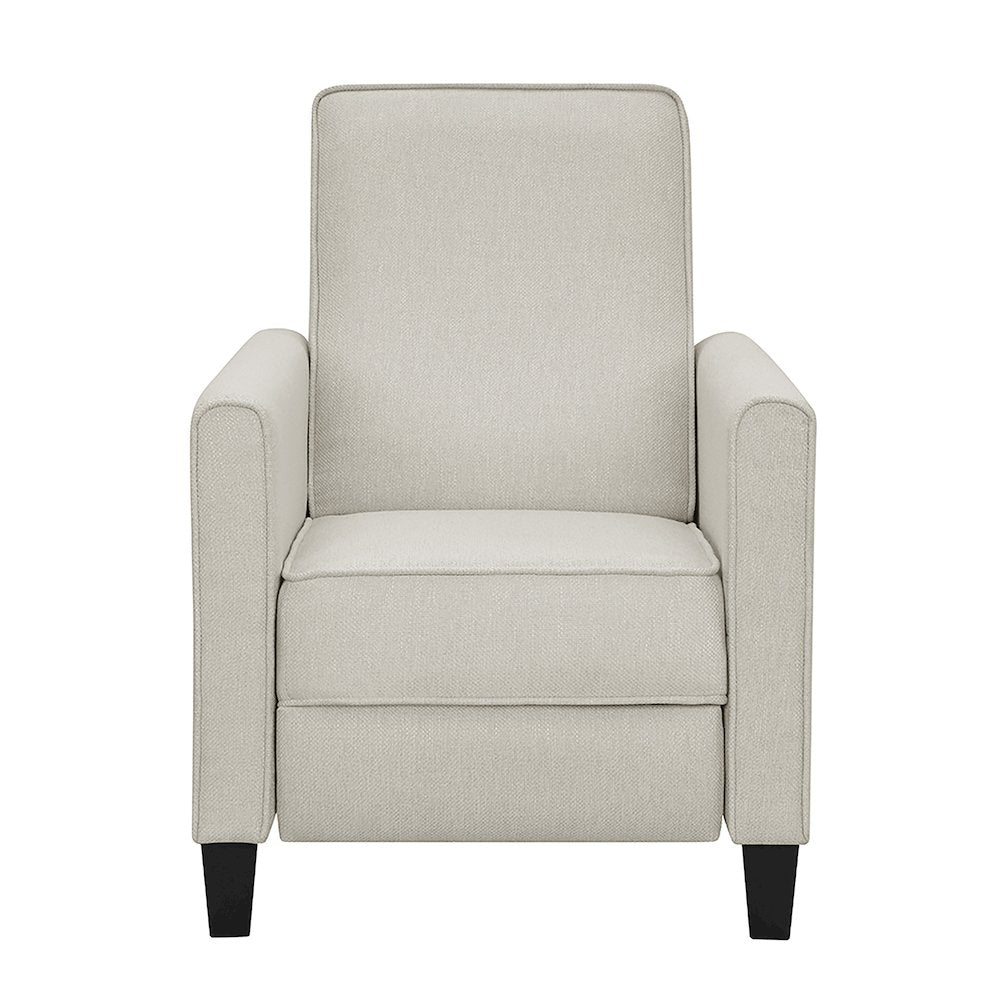 Ducee Transitional Fabric Push Back Chair