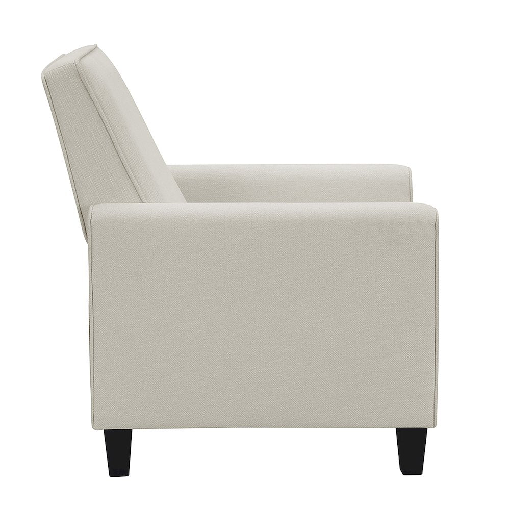 Ducee Transitional Fabric Push Back Chair