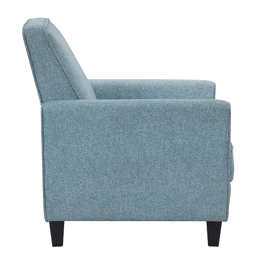 Ducee Transitional Fabric Push Back Chair
