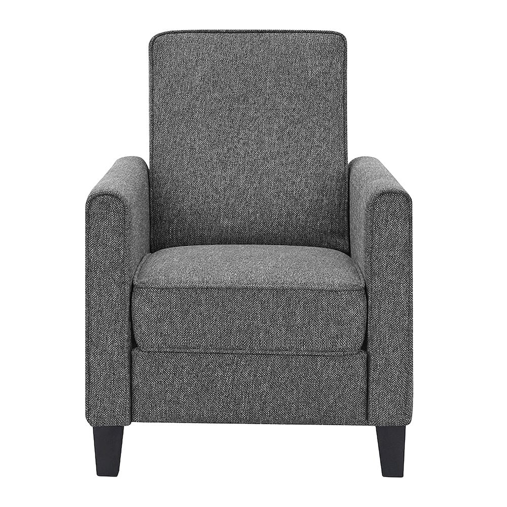 Ducee Transitional Fabric Push Back Chair