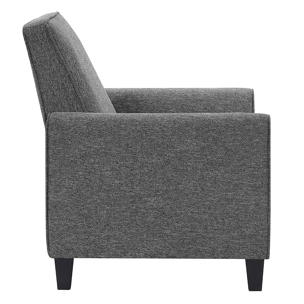 Ducee Transitional Fabric Push Back Chair